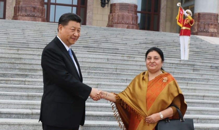 राष्ट्रपति भण्डारीले दिइन चिनियाँ राष्ट्रपतिलाई नेपाल भ्रमणको निम्तो