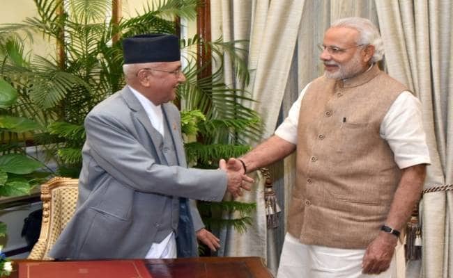 प्रधानमन्त्री ओली भारतीय समकक्षी मोदीलाई बधाई दिन भारत जाँदै