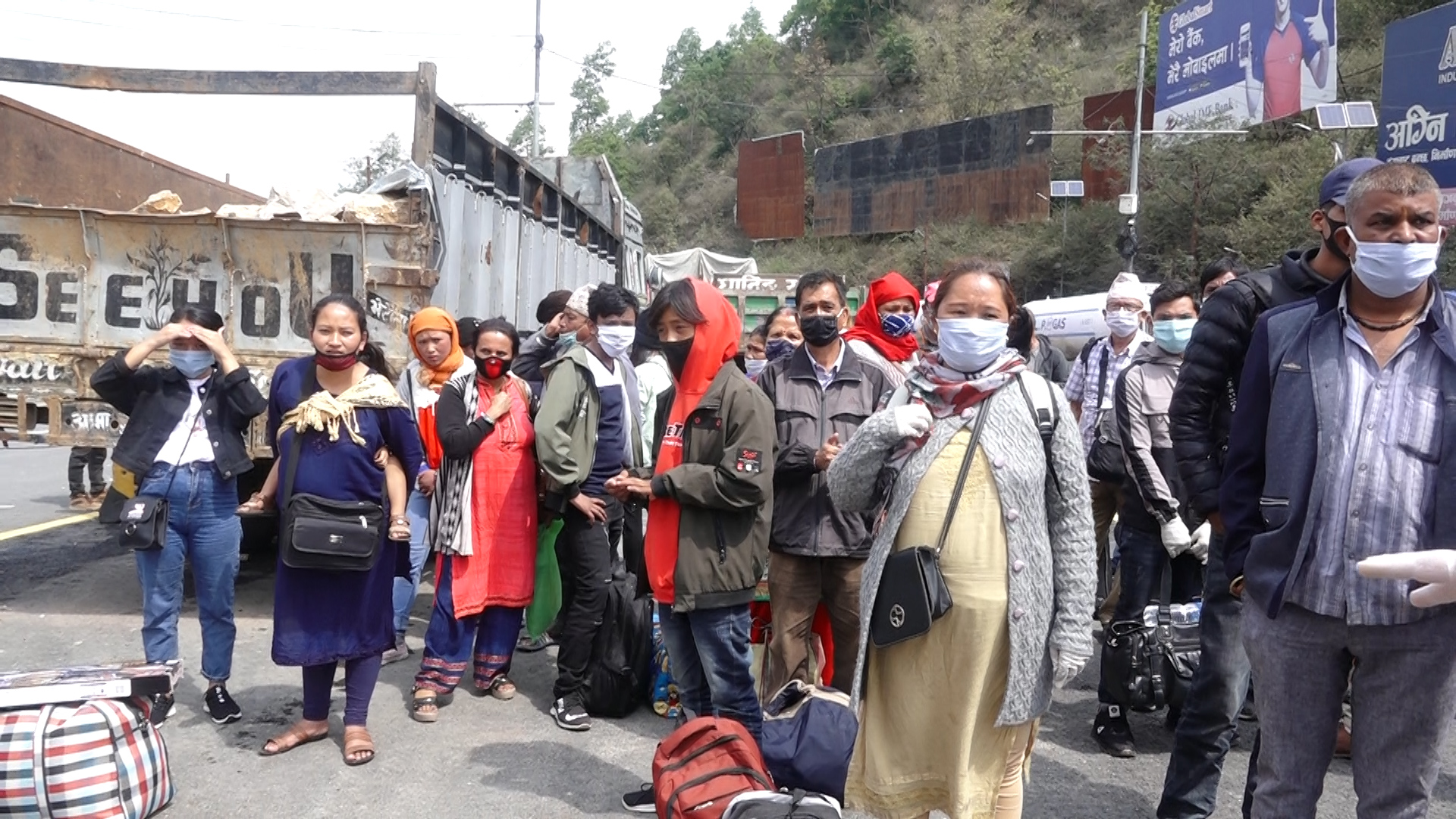 गाडी रित्तै, सर्वसाधारण पैदल