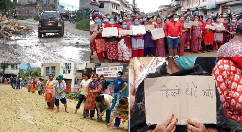 काठमाडौं उपत्यकामा ठेकेदारहरुको मनोमानी, काम सक्नभन्दा ठेक्का हत्याउन बढी जोडबल 