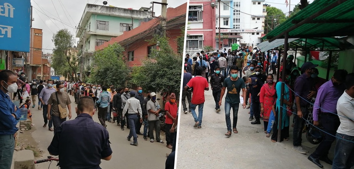 पिसिआर परिक्षणका लागि टेकु अस्पताल पुगेकाको गुनासो : घरबेटीले पस्नै दिएनन्