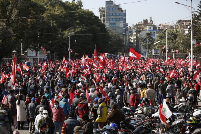 सरकार बिरुद्ध काग्रेस, प्रचण्ड–नेपाल र जसपा सडक आन्दोलनमा