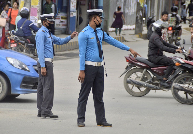 होलीलाई लक्षित गरी उपत्यकाका ९० ठाउँमा ट्राफिकको चेक प्वाइन्ट