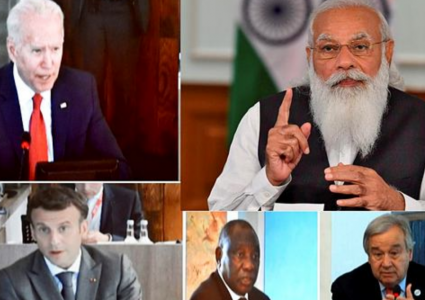 जी सेभेन सम्मेलनमा लोकतन्त्र र अभिव्यक्ति स्वतन्त्रताबारेको संयुक्त विज्ञप्तीमा भारतले गर्यो हस्ताक्षर