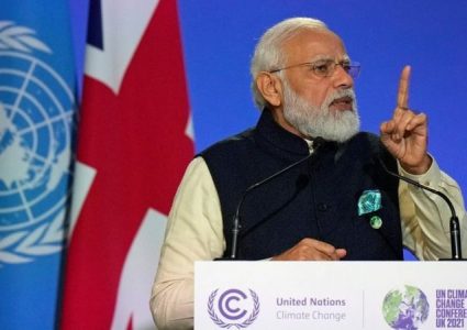 सन् २०७० सम्ममा कार्बन उत्सर्जनलाई ‘नेट जिरो’ बनाउने भारतीय प्रधानमन्त्री मोदीको घोषणा