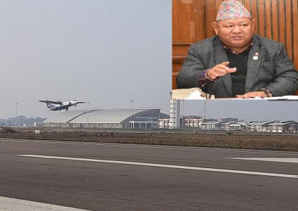 मन्त्री आलेको अर्को उपलब्धि, गौतमबुद्ध अन्तर्राष्ट्रिय विमानस्थलमा बैशाख १ देखि उडान