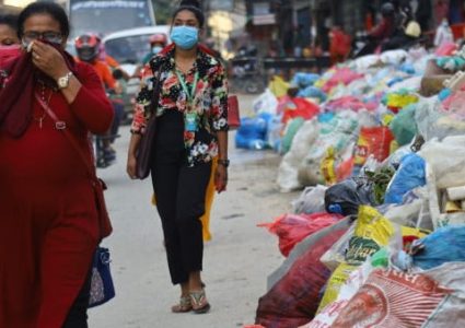 ९ दिनदेखि उठेन काठमाडौं उपत्यकाको फोहोर,ल्यान्डफिल्ड साइटका स्थानीय आन्दोलित