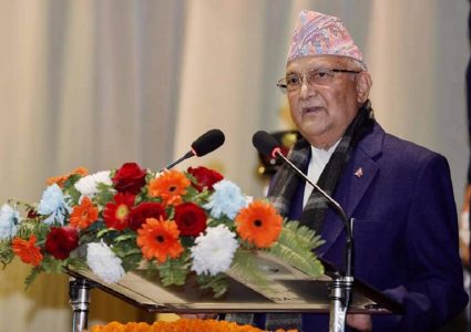 ओलीको कटाक्षः निर्वाचन आयोगले मतपत्रमा कांग्रेसको हरियो रंग किन प्रयोग गर्यो