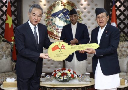 चीनले नेपाललाई हस्तान्तरण गर्यो निर्माणाधिन पोखरा अन्तर्राष्ट्रिय विमानस्थल