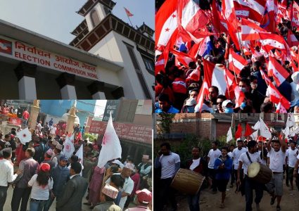 देशभर चुनावी चहल–पहल,उमेद्वार घरदैलोमा मत माग्दै