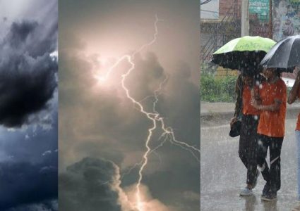देशका केही स्थानमा मेघगर्जन, चट्याङसहित हल्कादेखि मध्यम वर्षा हुने