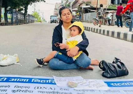 निहारिकाको बच्चा र आरोपीको डीएनए नमूना संकलन