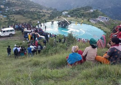 रुकुमपूर्वमा बस दुर्घटना, आमा छोरासहित पाँच जनाको मृत्यु