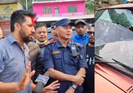 कसले गर्यो रवि लामिछानेको टोलीमाथि आक्रमण, कुटपिट र गाडी तोडफोड