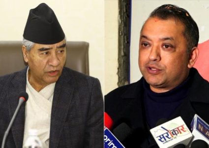 कांग्रेसको संसदीय दलको नेताका लागि सभापति देउवा र महामन्त्री गगन भिड्ने