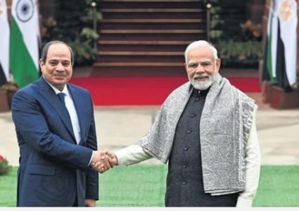 भारतीय प्रधानमन्त्री मोदी र इजिप्टका राष्ट्रपति सिसीद्वारा आतंकवाद विरुद्ध शून्य सहनशीलता अपनाउन आह्वान