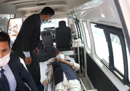 एयर एम्बुलेन्समार्फत् भारत लगियो राष्ट्रपति रामचन्द्र पौडेललाई, नयाँ दिल्लीस्थित एम्समा थप उपचार