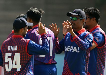 विश्ककप छनोट क्रिकेटमा नेपालको पहिलो जित, अमेरिका ६ विकेटले पराजित