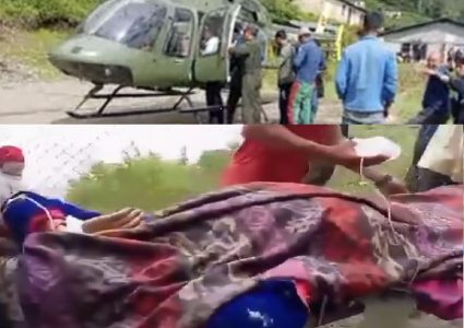 रुकुमपूर्वमा बल्ल तल्ल हेलिकप्टर त आयो तर गर्भवतीको ज्यानै बचेन…