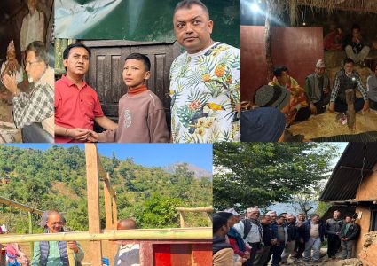 भूकम्प प्रभावित क्षेत्रमा नेताहरुको सक्रियता,बासको घर बनाउनेदेखि चर्किएका घरको निरिक्षणसम्म !