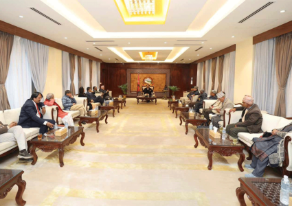 सत्ता गठबन्धनका नेता छलफलमा, राष्ट्रिय सभा निर्वाचन र टीआरसी मुख्य एजेण्डा