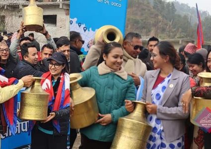 रित्ता गाग्री बोकेर रवि लामिछानेसहित रास्वपाका सांसद मेलम्चीमा (भिडियोसहित)