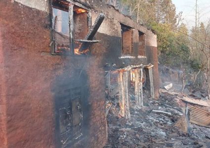 गुल्मीमा पनि भीषण आगलागी, ३८ घरगोठ जले