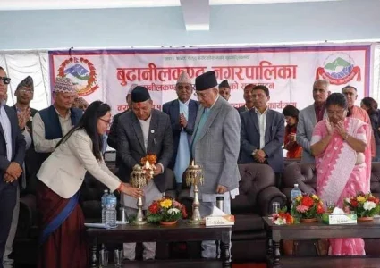 एमाले अध्यक्ष ओली प्रमुख अतिथि रहेको कार्यक्रम गगन र प्रदीपले गरे बहिष्कार