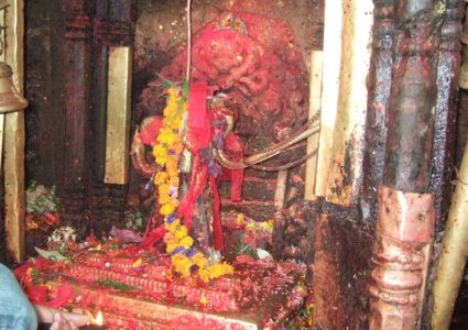 दोलखाको भीमेश्वर मन्दिरको शिलामा पसिना आयो