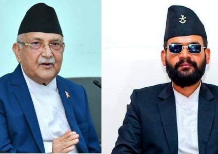 प्रधानमन्त्री ओलीलाई बालेनले भने–उहिल्यै मरिन् सासू, अहिले आए आँसु