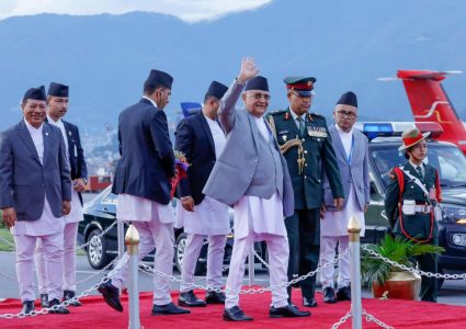 प्रधानमन्त्री ओली स्पेन प्रस्थान
