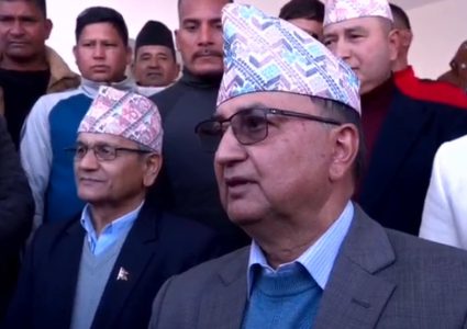 ईश्वर पोखरेलले पार्टी कार्यालयमा बुझाए पार्टी महाधिवेशनका लागि तयार पारिएको…