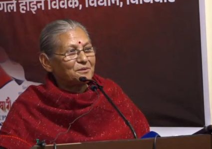 केपी ओलीले महिलाको अपमान गर्छन्ः अष्टलक्ष्मी शाक्य