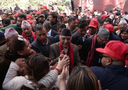 एमाले अध्यक्षमा केपी शर्मा ओली तेस्रो पटक निर्वाचित