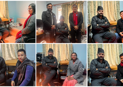 पार्टी कार्यालय नगएर निजी घरमा बालेनको दिनभर भेटघाट