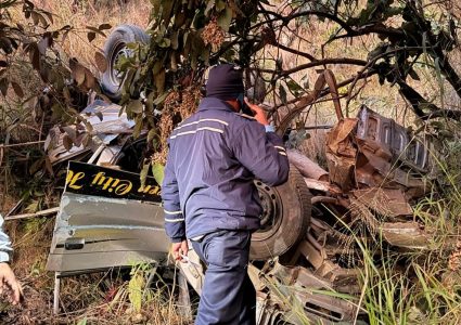 भीमफेदीको जुरीखेतमा टाटा सुमो दुर्घटनामा ६ जनाको मृत्यु