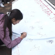 कार्की आयोगको प्रतिवेदन सार्वजनिक गर्न माग गर्दै त्रि–चन्द्रका विद्यार्थी आन्दोलित