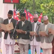 ४३ औं प्रधानमन्त्री बालेन्द्रको मन्त्रीमण्डलमा को को छन् ?