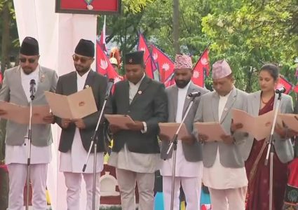 ४३ औं प्रधानमन्त्री बालेन्द्रको मन्त्रीमण्डलमा को को छन् ?