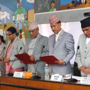 चार वटा संसदीय समितिका सभापतिले लिए शपथ